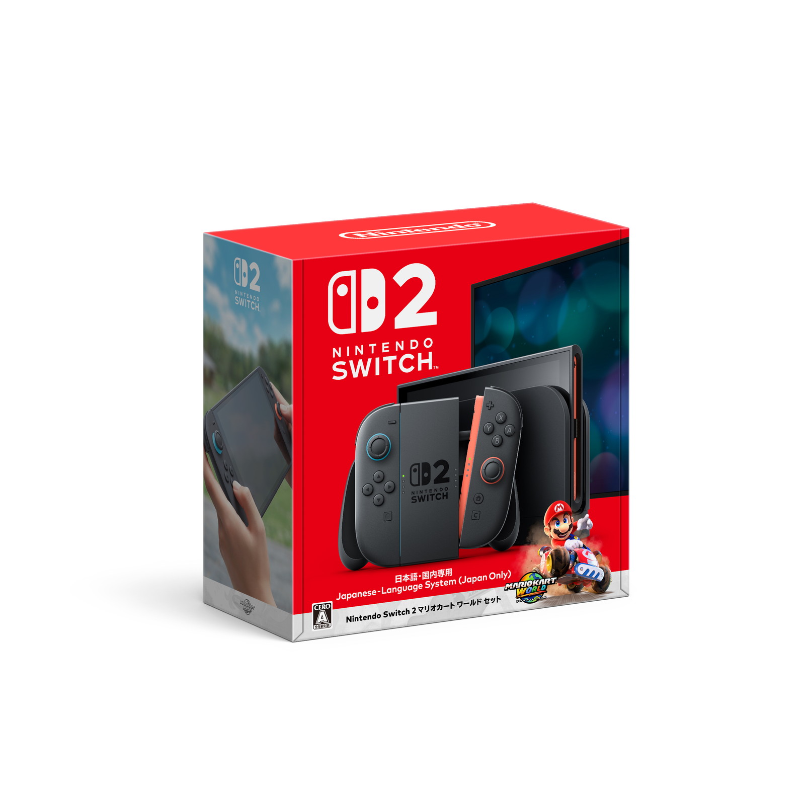 【中古即納】[Switch2] (本体)(未使用) Nintendo Switch 2(ニンテンドースイッチ2)(日本語・国内専用) マリオカート ワールド セット 任