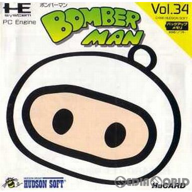 【中古即納】[お得品][箱説明書なし][PCE]ボンバーマン(BOMBER MAN)(Huカード)(19901207)