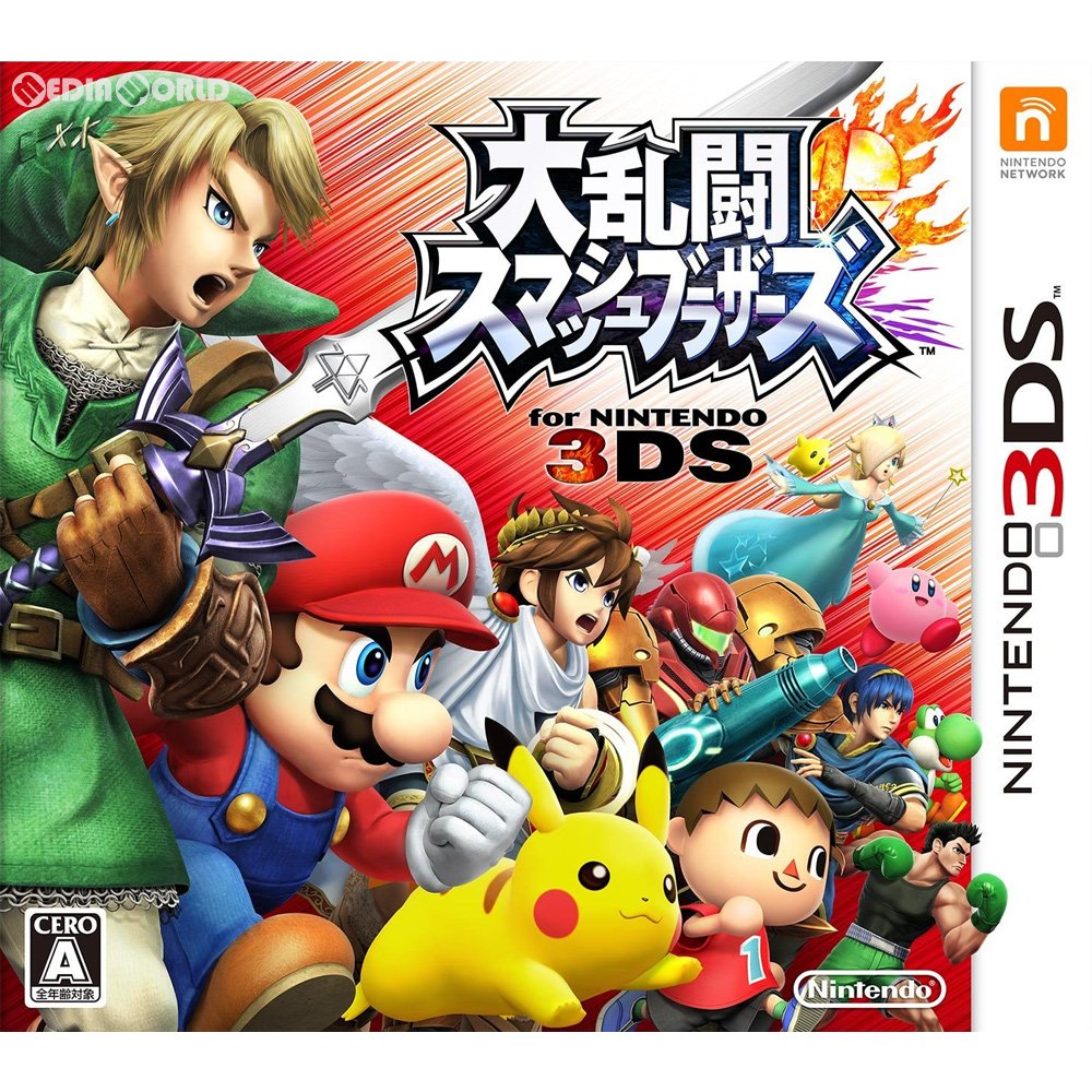 【中古即納】[表紙説明書なし][3DS]大乱闘スマッシュブラザーズ for ニンテンドー3DS(スマブラ3DS)(20140913)