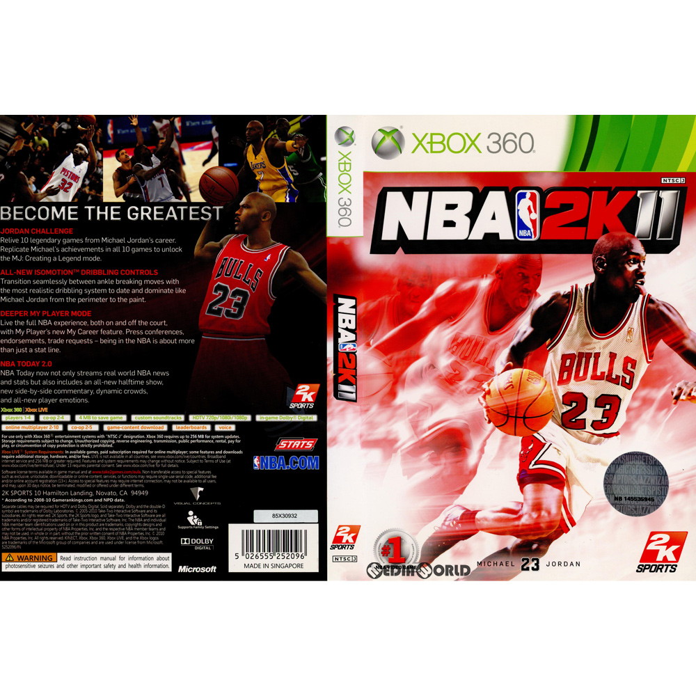 【中古即納】[Xbox360]NBA 2K11 アジア版(20101008)