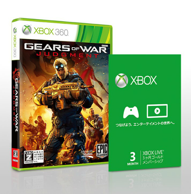 【中古即納】[Xbox360]Gears of War:Judgment(ギアーズオブウォージャッジメント) Xbox LIVE ゴールドメンバーシップ同梱版(20130321)