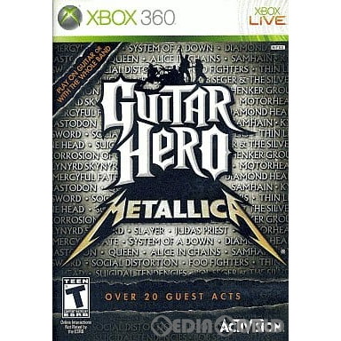 【中古即納】[Xbox360]Guitar Hero: Metallica(ギターヒーロー メタリカ) 北米版(20090329)