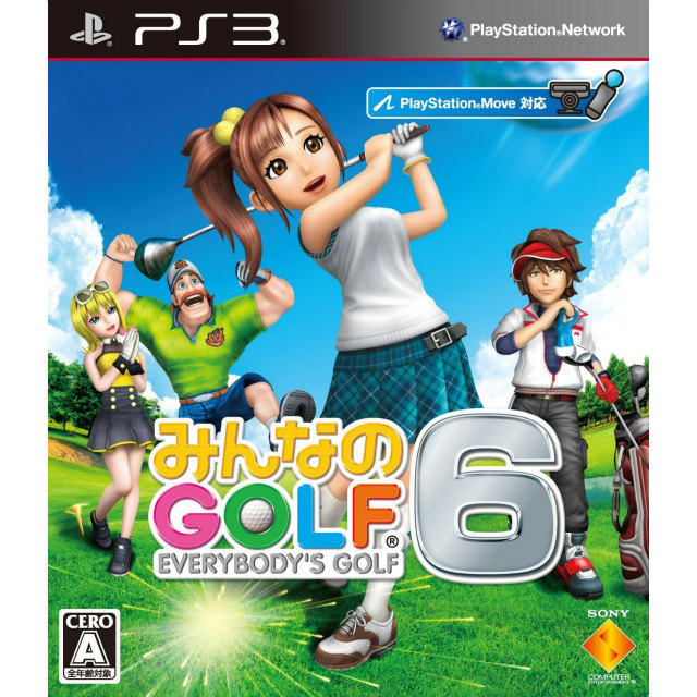 【中古即納】[表紙説明書なし][PS3]みんなのGOLF 6(みんなのゴルフ 6/みんゴル6)(20121122)