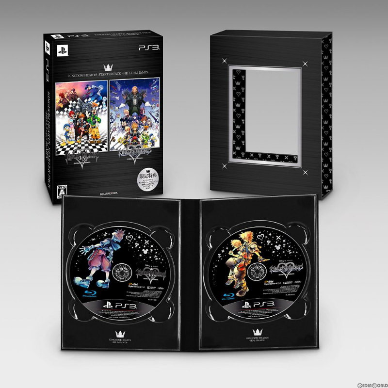 【中古即納】[PS3]キングダム ハーツ スターターパック -HD 1.5+2.5 リミックス- (KH HD I.5+II.5 ReMIX)(20141002)