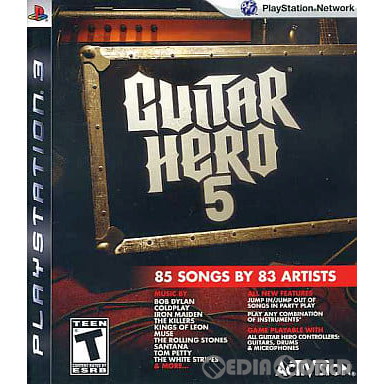 【中古即納】[お得品][表紙説明書なし][PS3]GUITAR HERO 5(ギターヒーロー5) 北米版(BLUS-30292)(20090901)