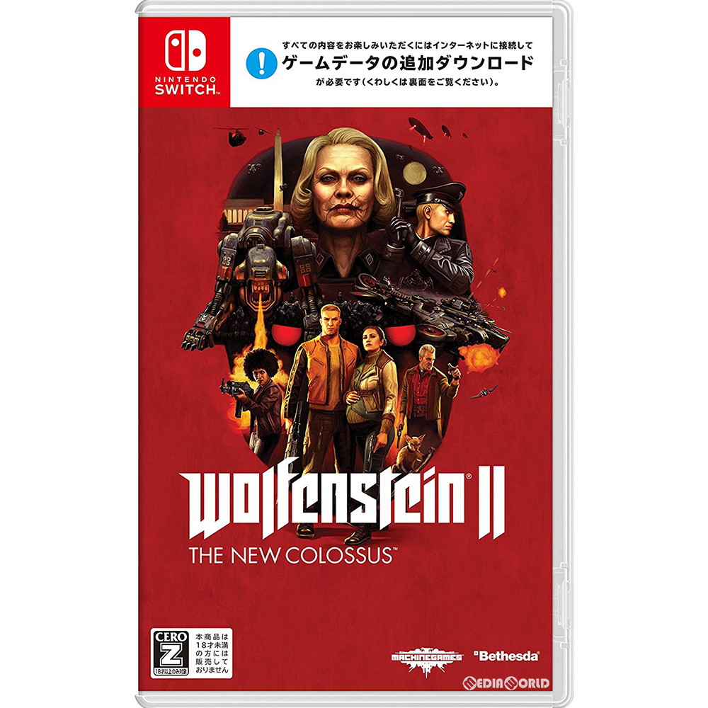 【中古即納】[Switch]Wolfenstein II: The New Colossus(ウルフェンシュタイン 2: ザ ニューコロッサス)(20180726)