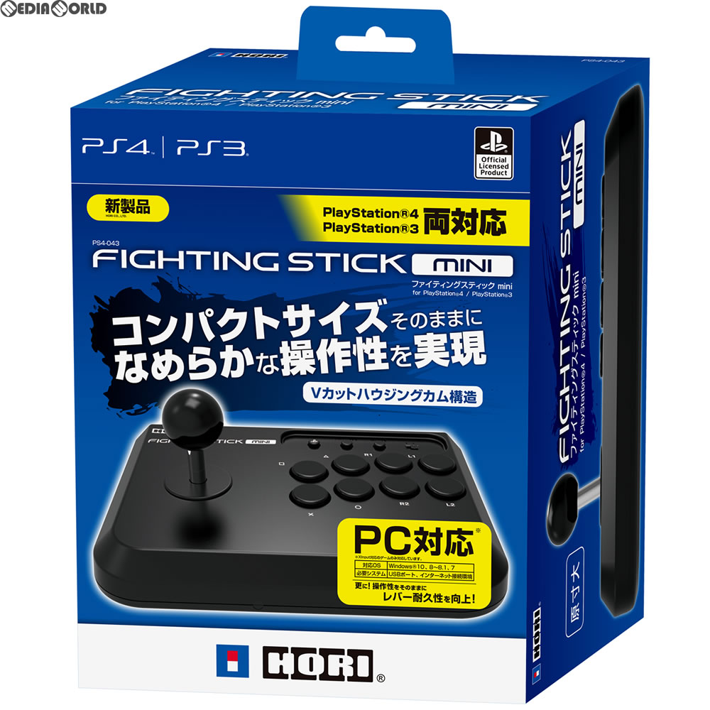 【中古即納】[ACC][PS4]ファイティングスティックmini(ミニ) for PlayStation 4/ PlayStation 3/PC HORI(PS4-091)(20170921)