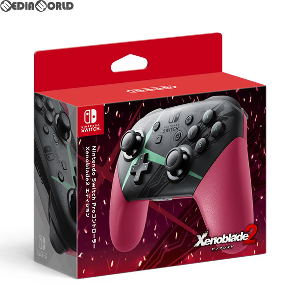【中古即納】[ACC][Switch] Nintendo Switch(ニンテンドースイッチ) Proコントローラー Xenoblade2エディション 任天堂(HAC-A-FSSKD)(201
