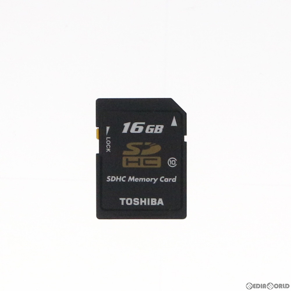 【中古即納】[ACC][3DS]SDHCメモリーカード 16GB Class10 ブラック TOSHIBA(SD-GX016G)(20120519)