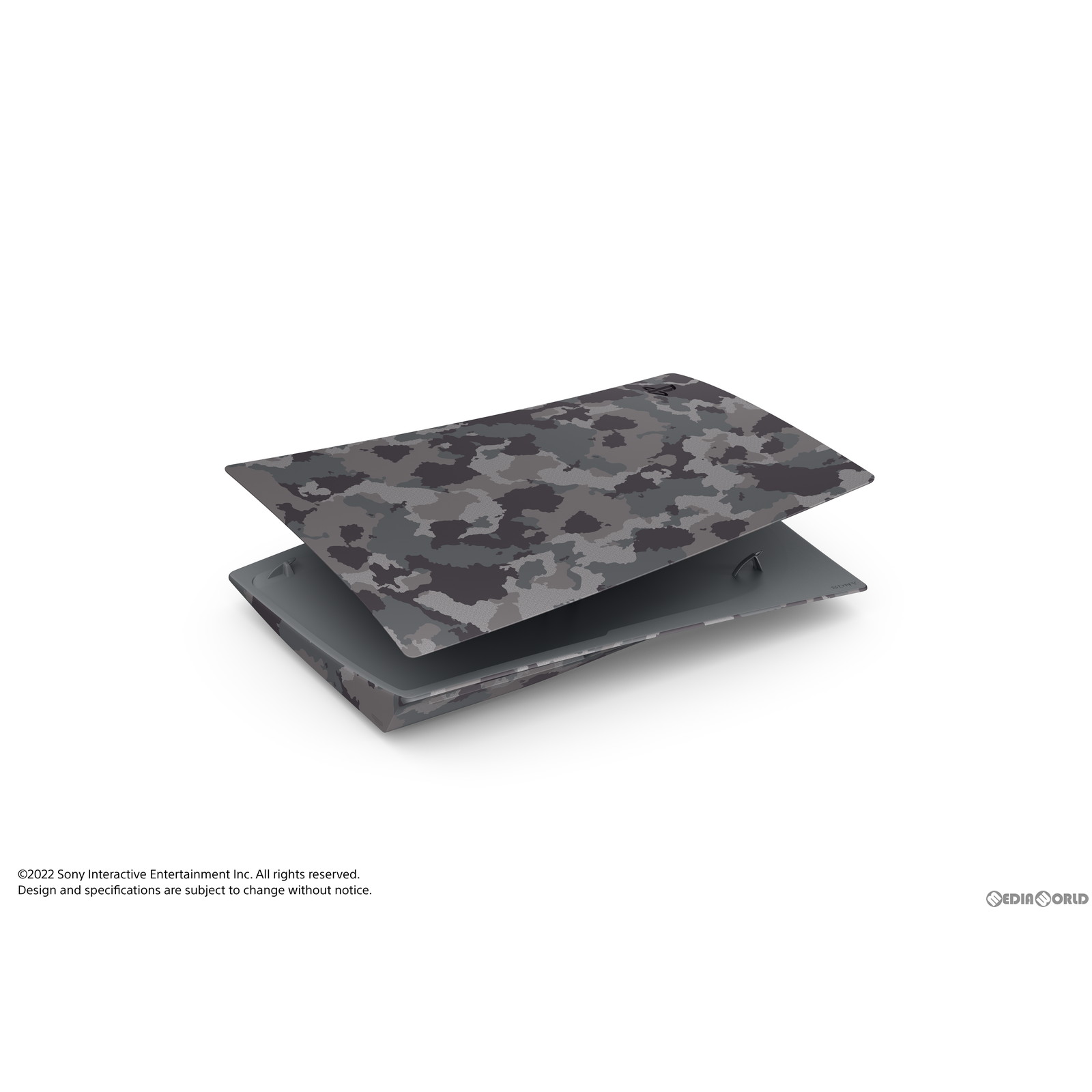 【中古即納】[ACC][PS5]PlayStation 5用カバー(プレイステーション5用カバー) グレー カモフラージュ SIE(CFIJ-16010)(20221014)