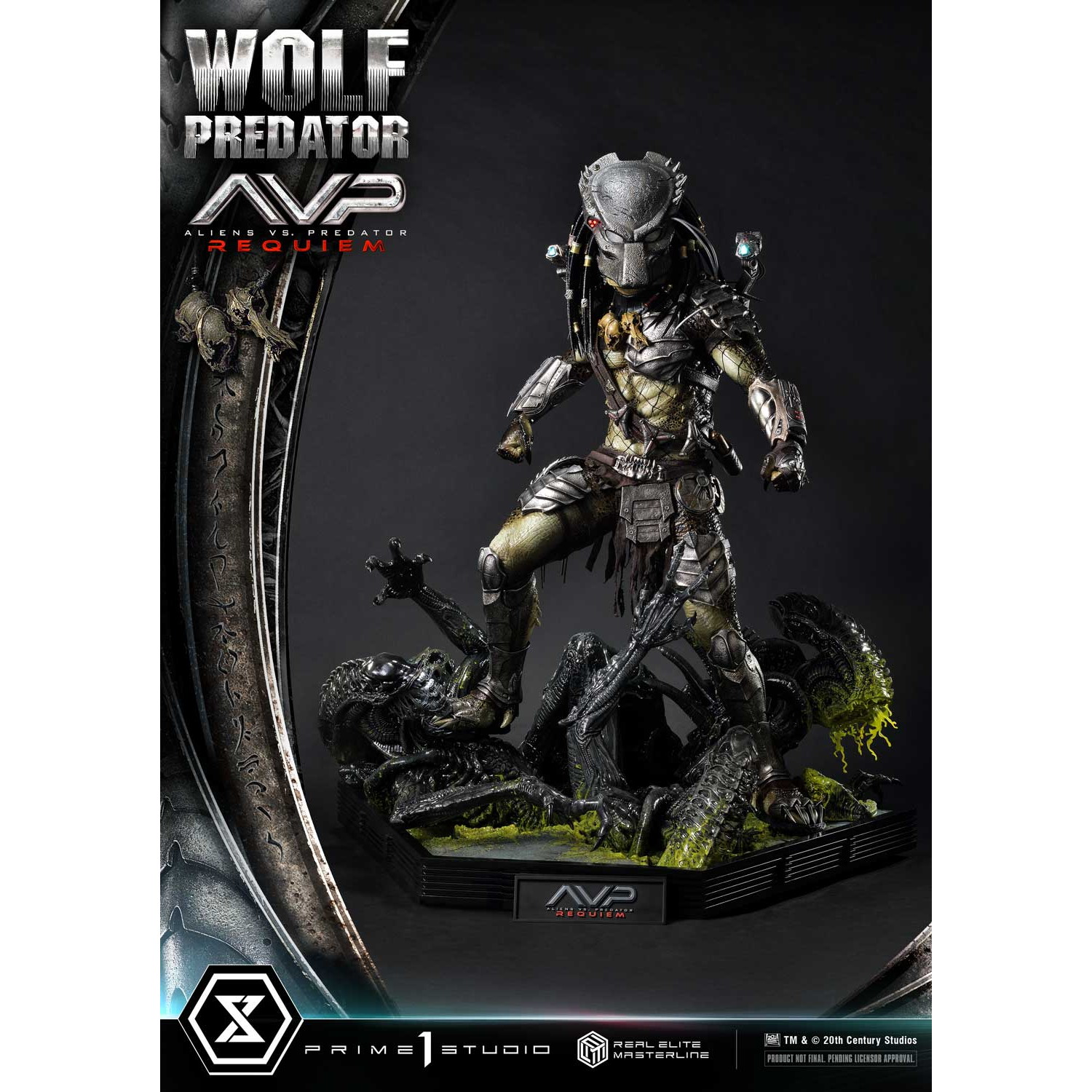 【予約安心出荷】[FIG] リアルエリートマスターライン ウルフプレデター AVP2 エイリアンズVS.プレデター 1/3 完成品 フィギュア(REMAVP-