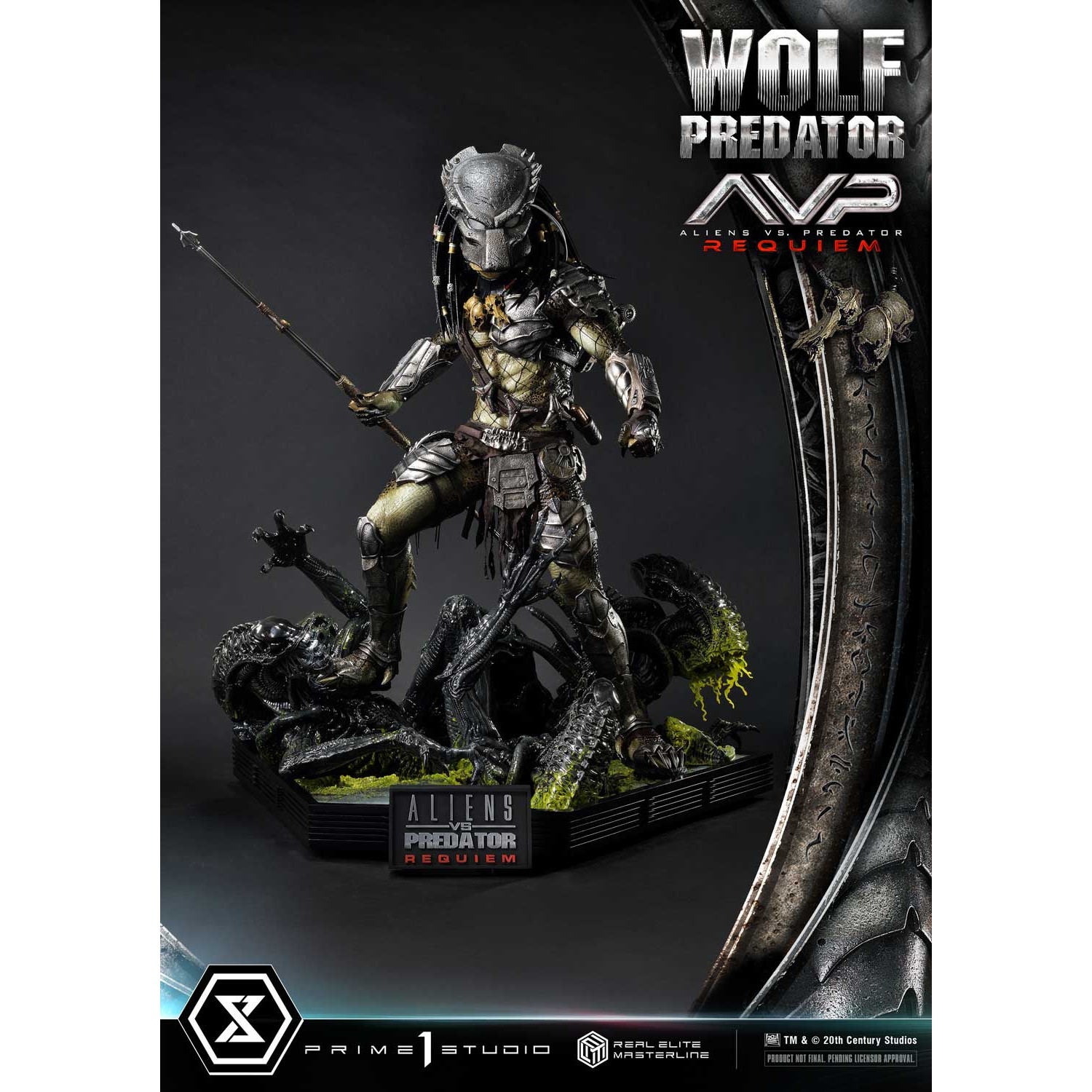 【予約安心出荷】[FIG] リアルエリートマスターライン ウルフプレデター DX版 AVP2 エイリアンズVS.プレデター 1/3 完成品 フィギュア(RE