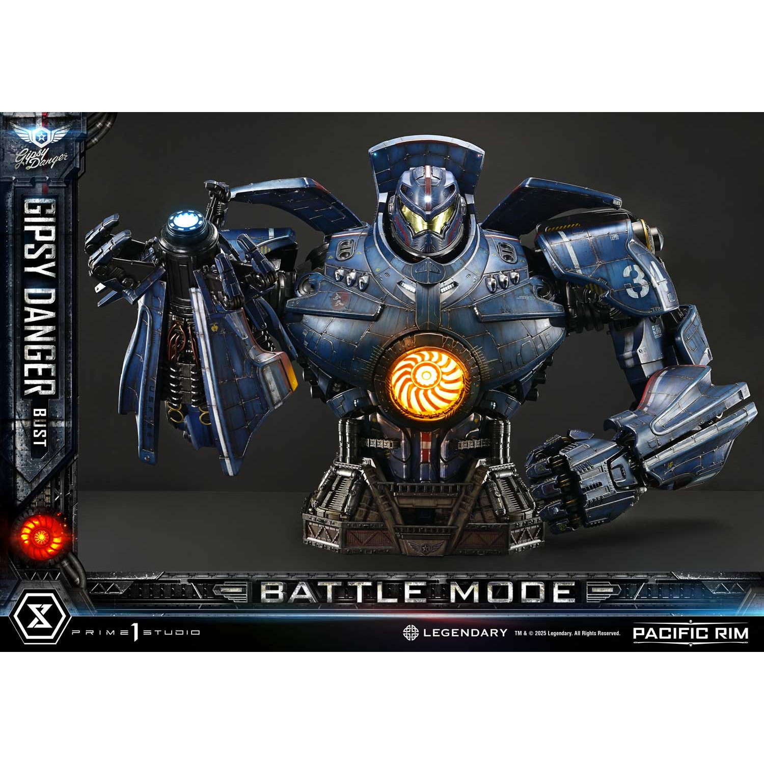【予約安心出荷】[FIG] ライフサイズバスト ジプシー・デンジャー バトルモード パシフィック・リム 完成品 フィギュア(LSPACRIM-02) プ