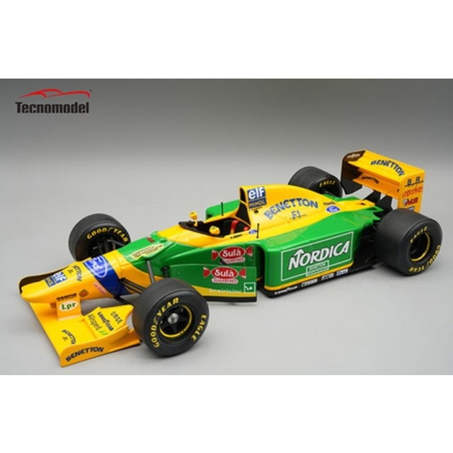 【予約安心出荷】[MDL] 1/18 ベネトン B193B バルセロナ テスト 1993 Michele Alboreto 完成品 ミニカー(TM18-377A) Tecnomodel(テクノモ