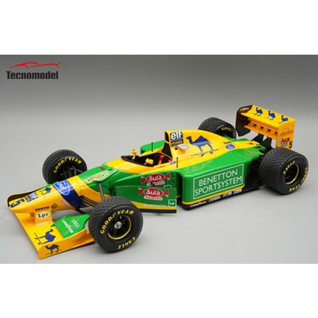 【予約安心出荷】[MDL] 1/18 ベネトン B193B イギリスGP 1993 Michael Schumacher レインタイヤ車 完成品 ミニカー(TM18-377D) Tecnomode