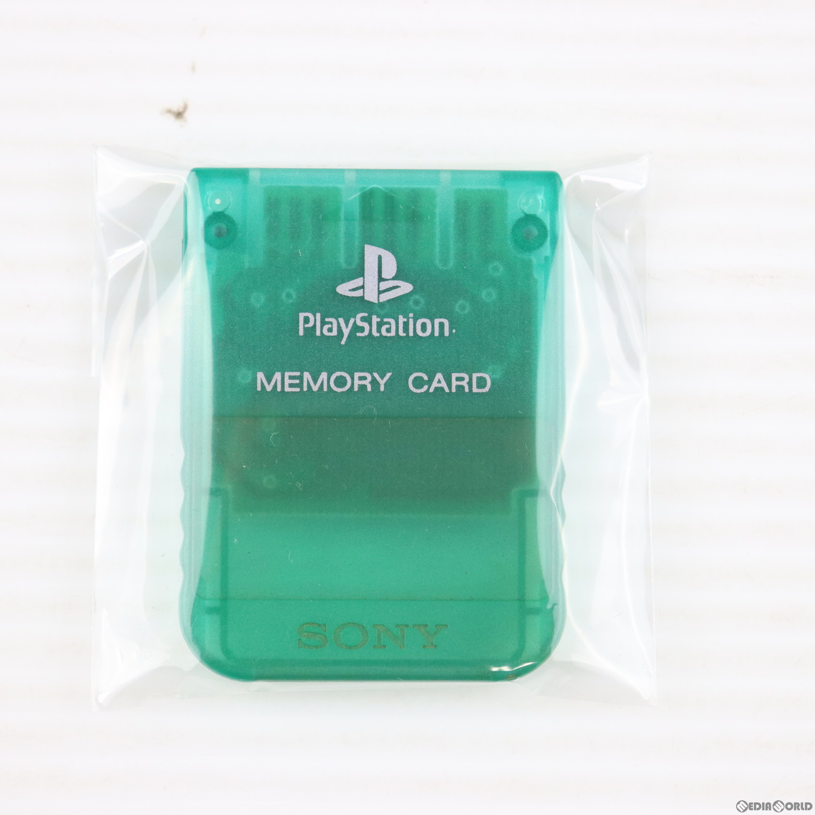 【中古即納】[ACC][PS]プレイステーション PlayStation メモリーカード シースルーグリーン SCE(SCPH-1193)(19971127)