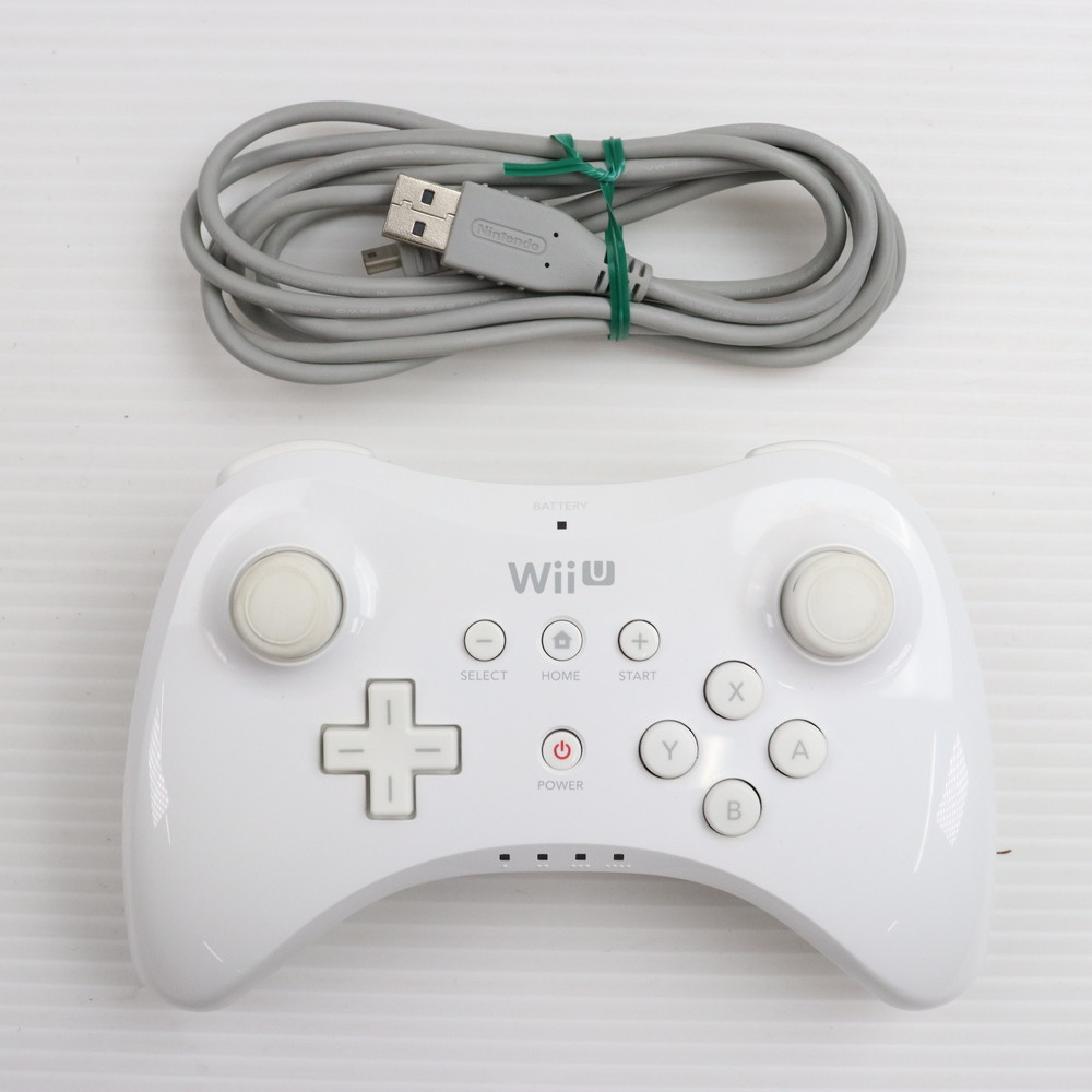 【中古即納】[ACC][WiiU]Wii U PROコントローラー shiro(Wii U プロコントローラー シロ) 任天堂(WUP-A-RSWA)(20121208)