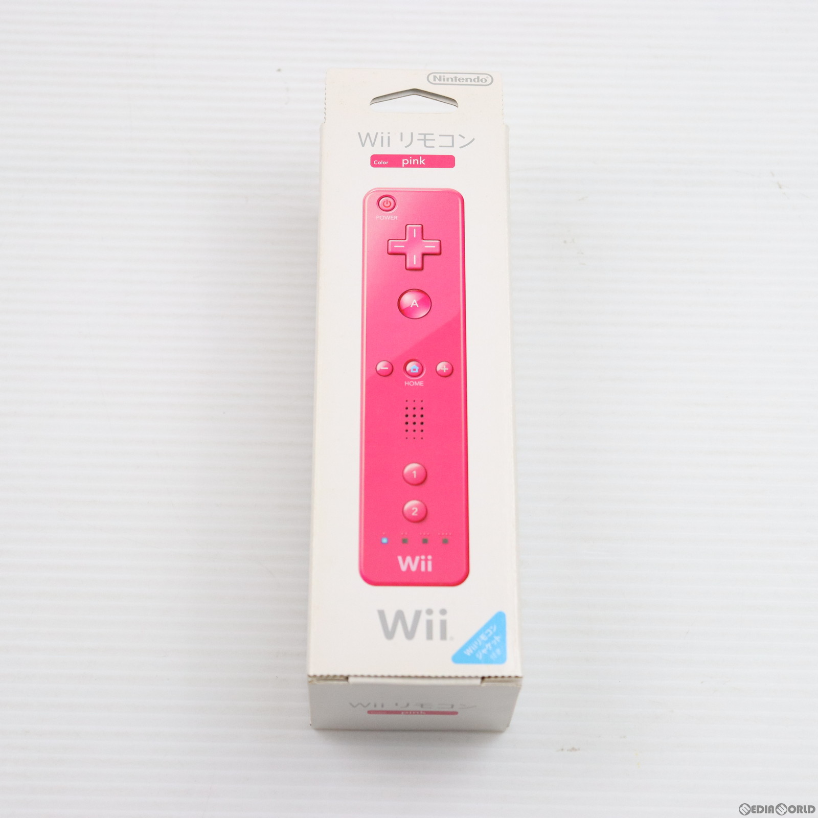 【中古即納】[ACC][Wii]Wiiリモコンジャケット・専用ストラップ付き Wiiリモコン(Wii Remote) ピンク 任天堂(RVL-A-CMP)(20091203)