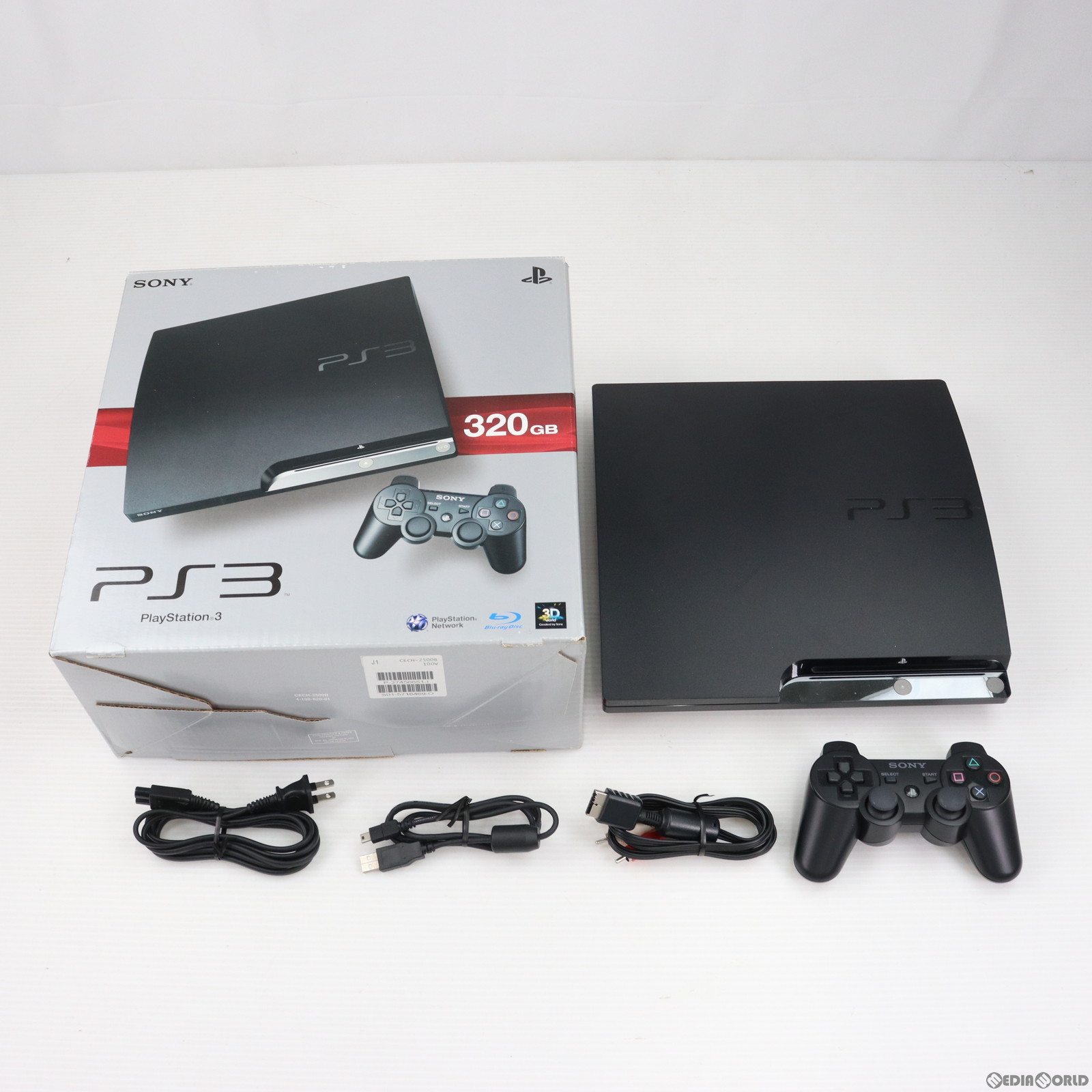 【中古即納】[本体][PS3]プレイステーション3 PlayStation3 チャコール・ブラック HDD320GB(CECH-2500B)(20100729)