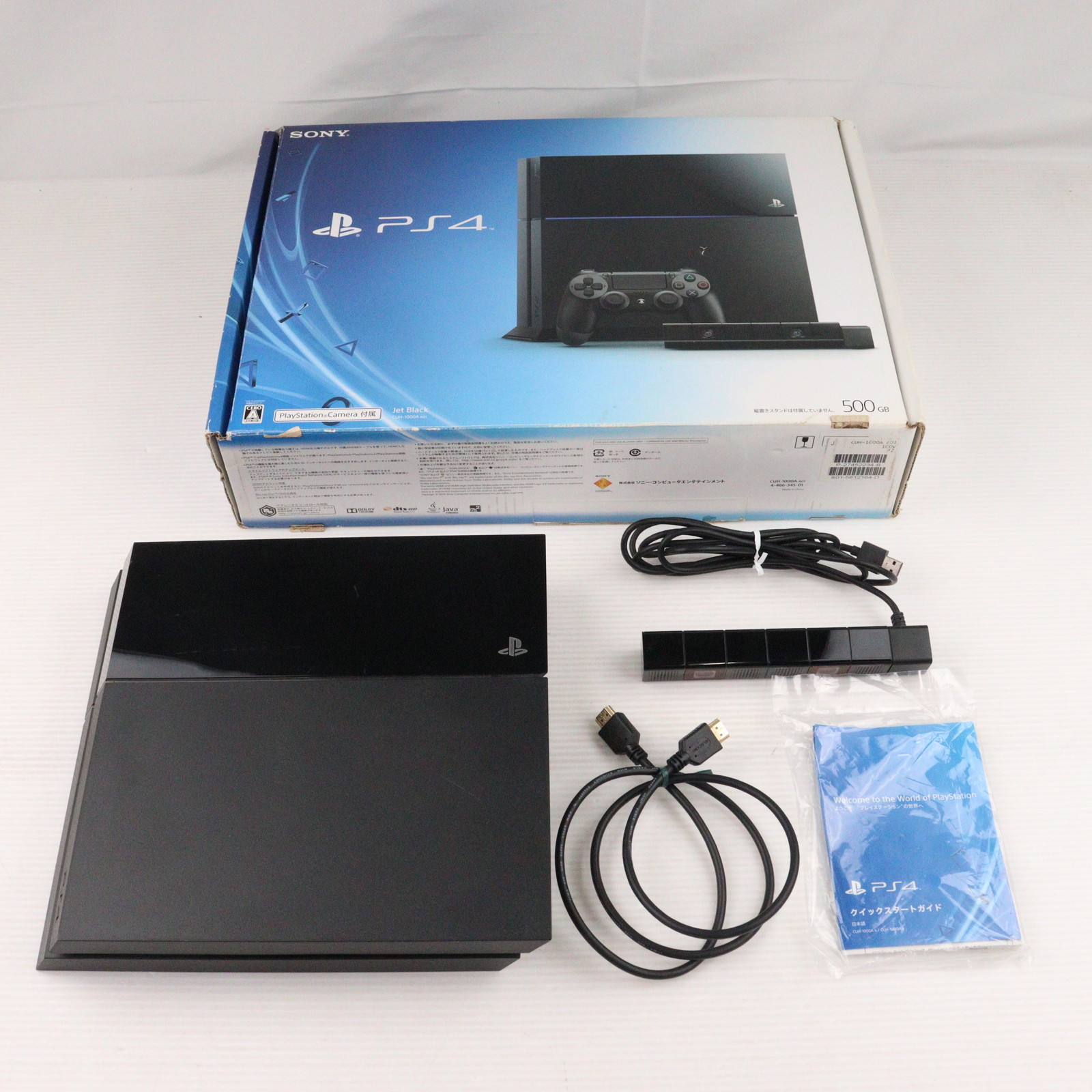 【中古即納】[PS4] (本体) PlayStation 4(プレイステーション4) PlayStation Camera同梱版 SCE(CUH-1000AA01)(20140430)