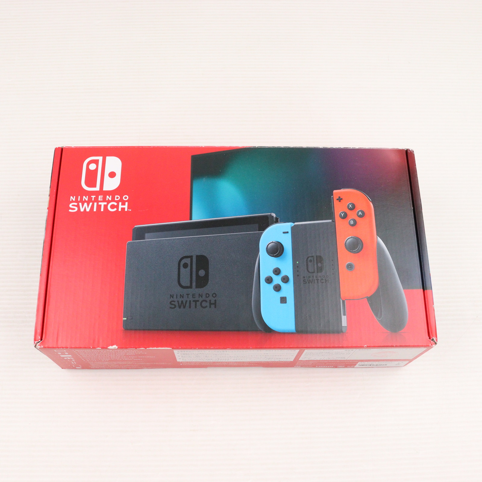 【中古即納】[Switch] (本体) Nintendo Switch(ニンテンドースイッチ) Joy-Con(L) ネオンブルー/(R) ネオンレッド 任天堂(HAD-S-KABAA)(2