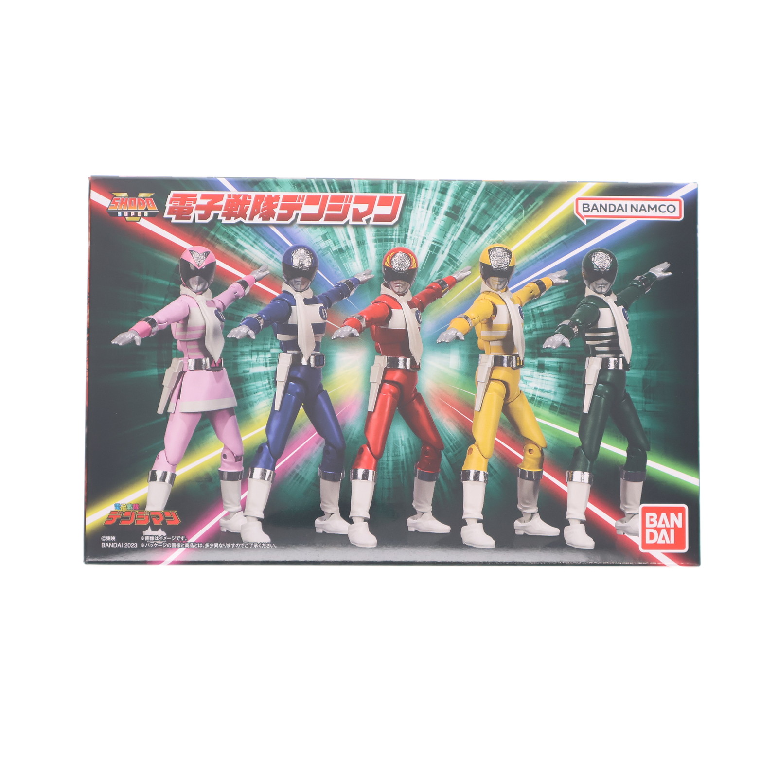 【中古即納】[FIG] (食玩) プレミアムバンダイ限定 SHODO SUPER 電子戦隊デンジマン 可動フィギュア バンダイ(20230124)