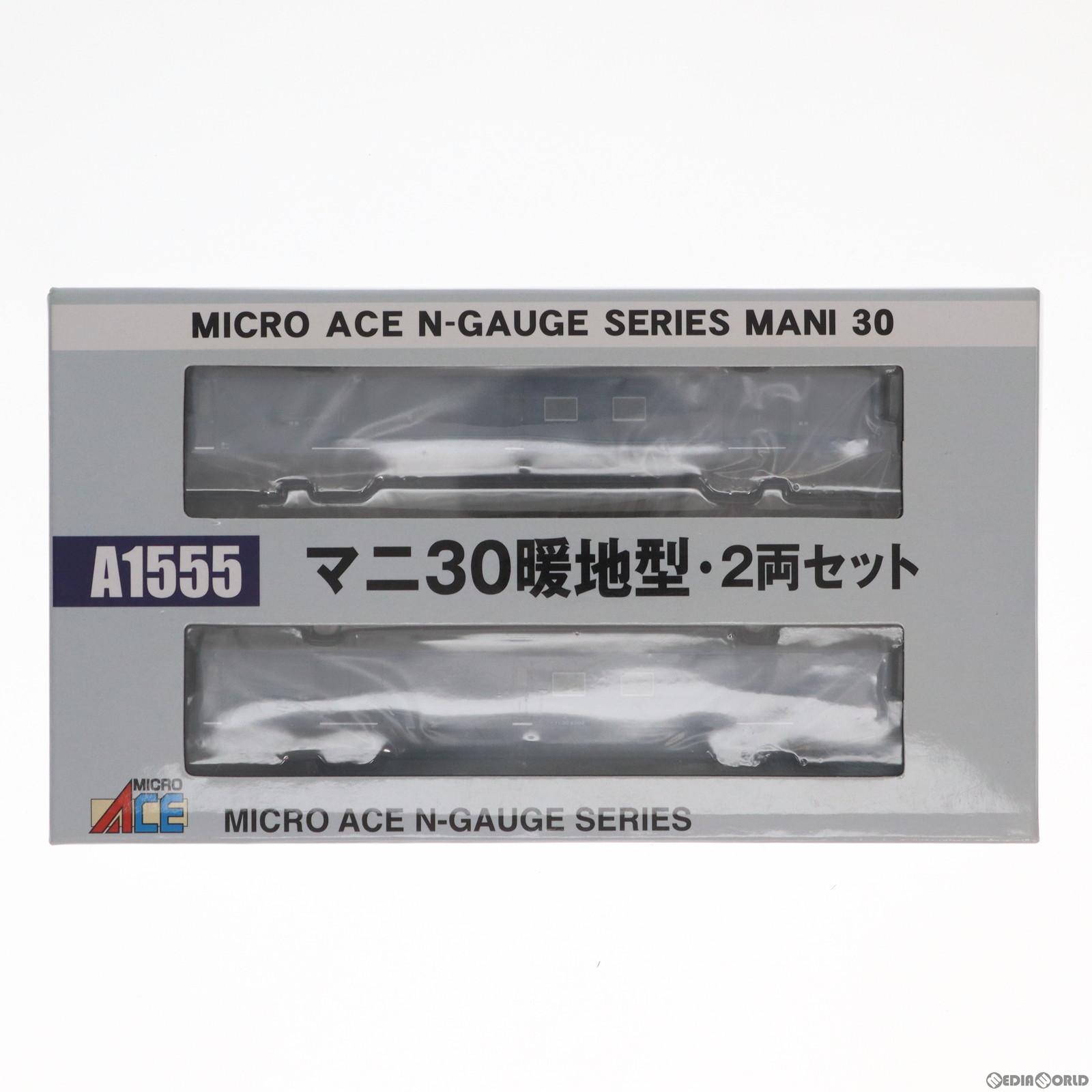 【中古即納】[RWM]A1555 マニ30 暖地型 2両セット(動力無し) Nゲージ 鉄道模型 MICRO ACE(マイクロエース)(20130530)