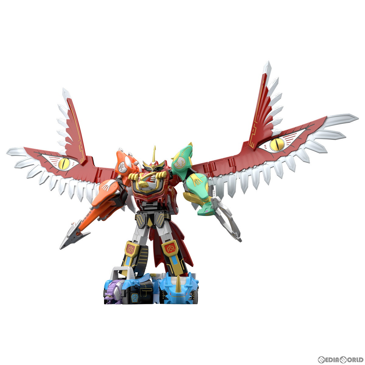【中古即納】[PTM] (BOX)(食玩) SMP[SHOKUGAN MODELING PROJECT] 百獣合体 ガオイカロス 百獣戦隊ガオレンジャー プラモデル(4個) バンダ
